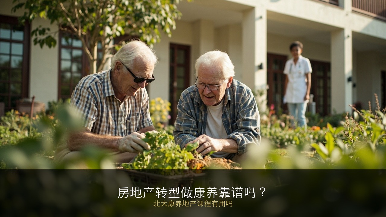 房地产转型做康养靠谱吗？北大康养地产课程有用吗？
