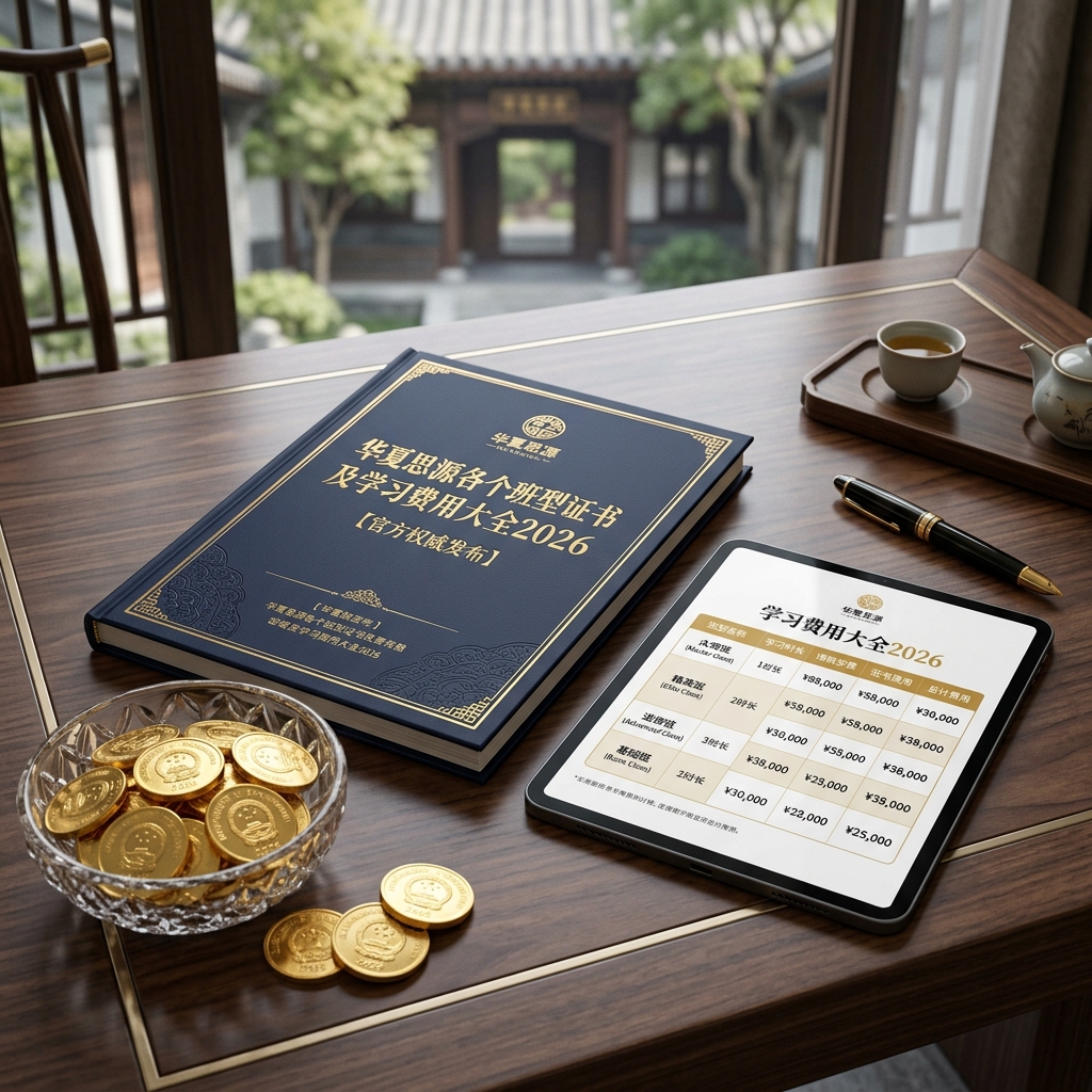 华夏思源各个班型证书及学习费用大全2026