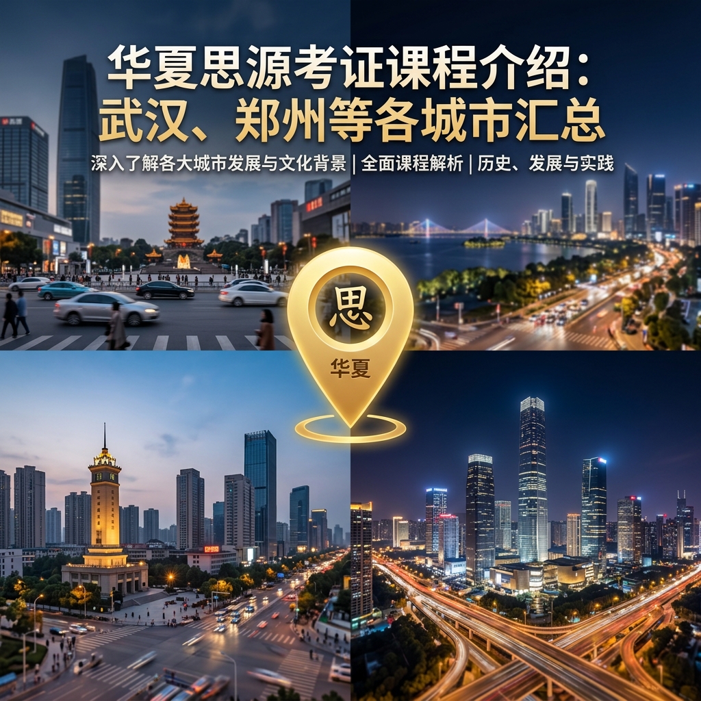 武汉，聊城，杭州，郑州等华夏思源考证课程介绍