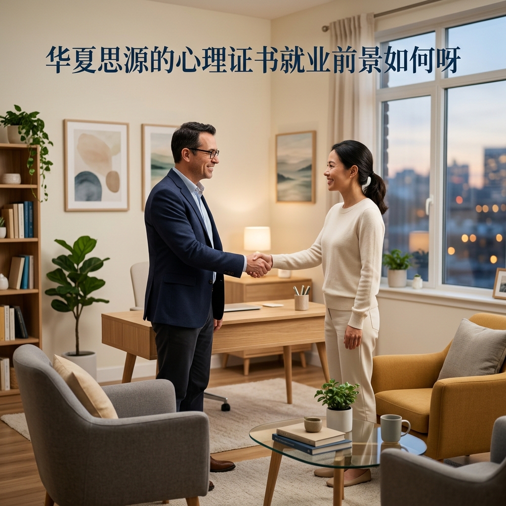 华夏思源的心理证书就业前景如何？2026 职业化落地的三条路径