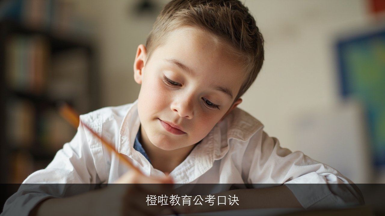 橙啦教育公考口诀有用吗