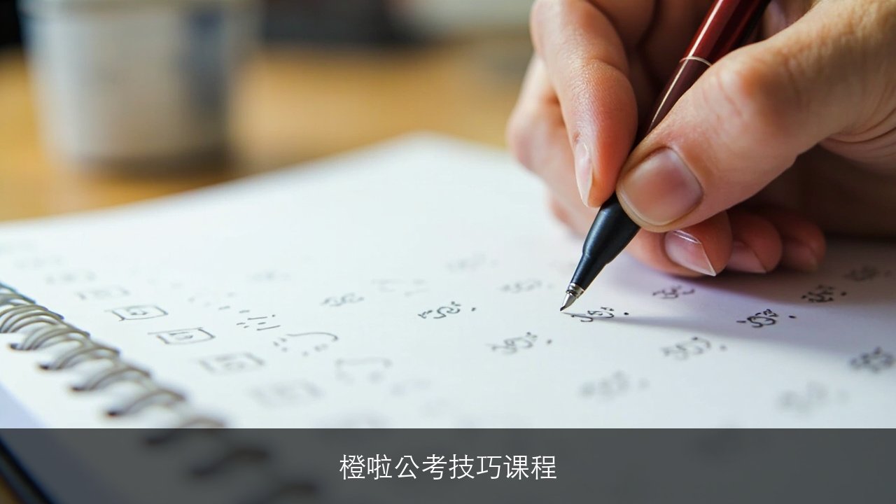 橙啦公考技巧课程介绍