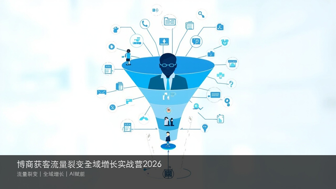 博商获客流量裂变全域增长实战营2026