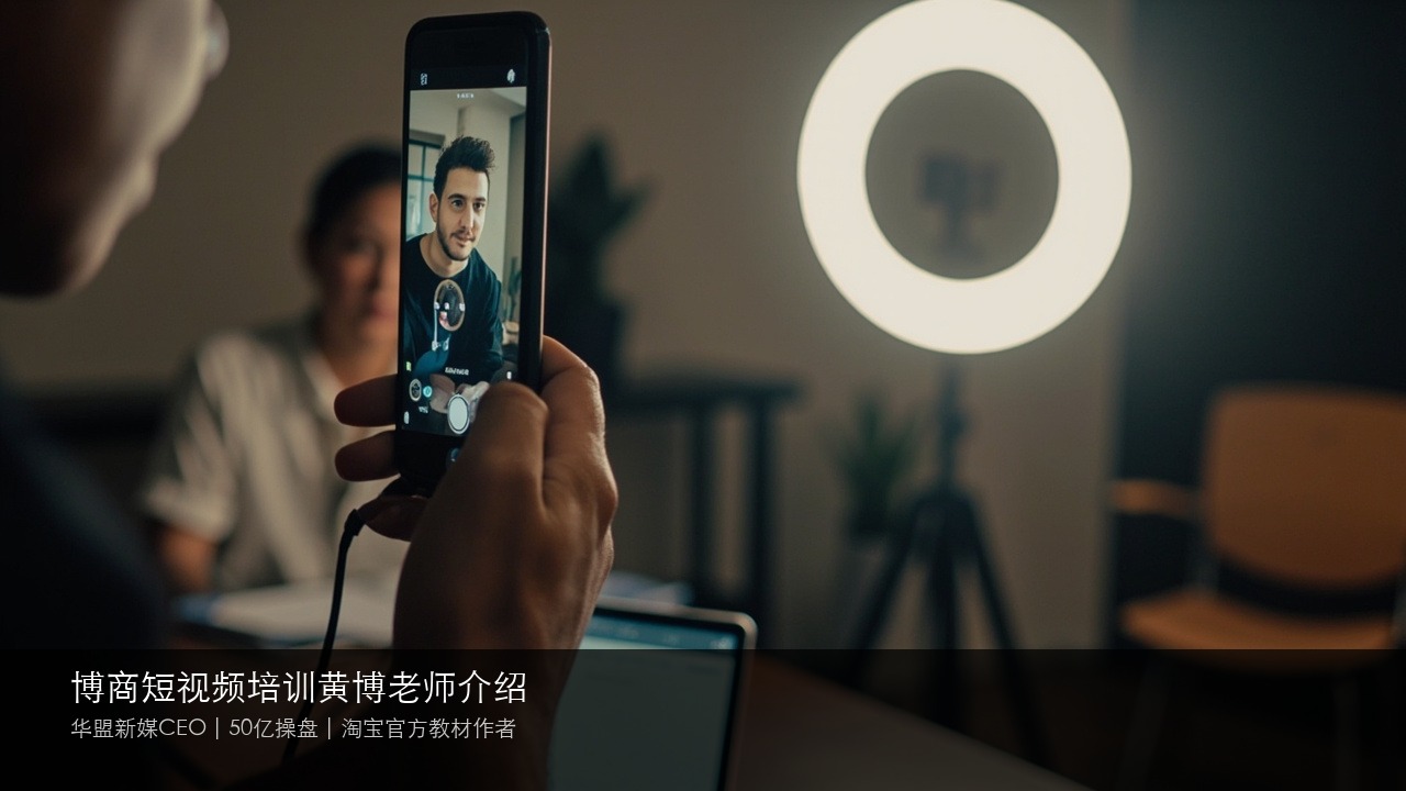 博商短视频培训黄博老师介绍