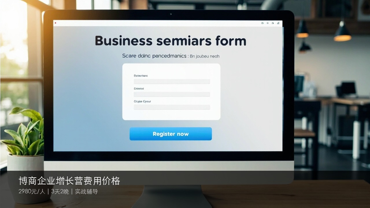 博商企业增长营费用价格