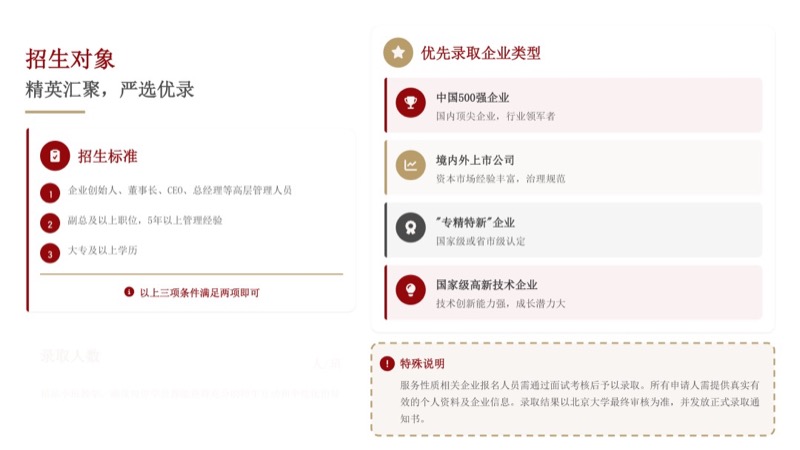 北京大学 | 中国企业家全面增长研修班 | 全国招生