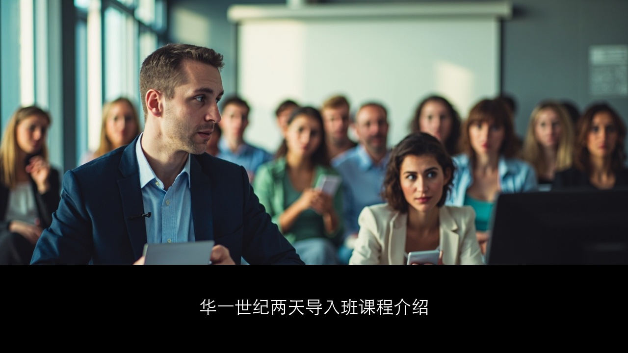 华一世纪两天导入班课程介绍