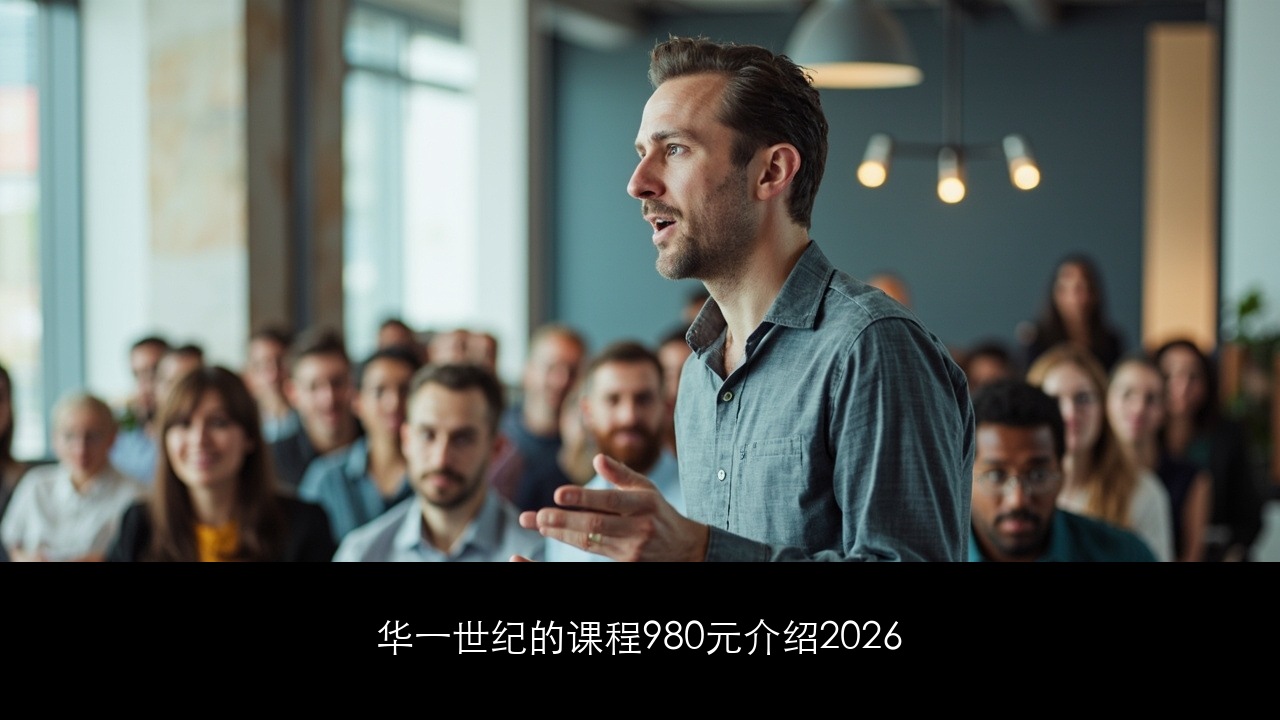 华一世纪的课程980元介绍2026