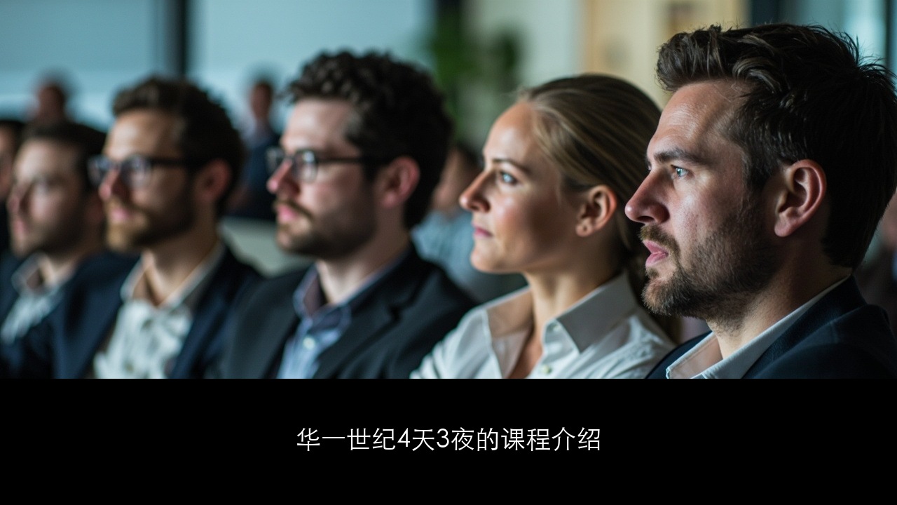 华一世纪4天3夜的课程介绍