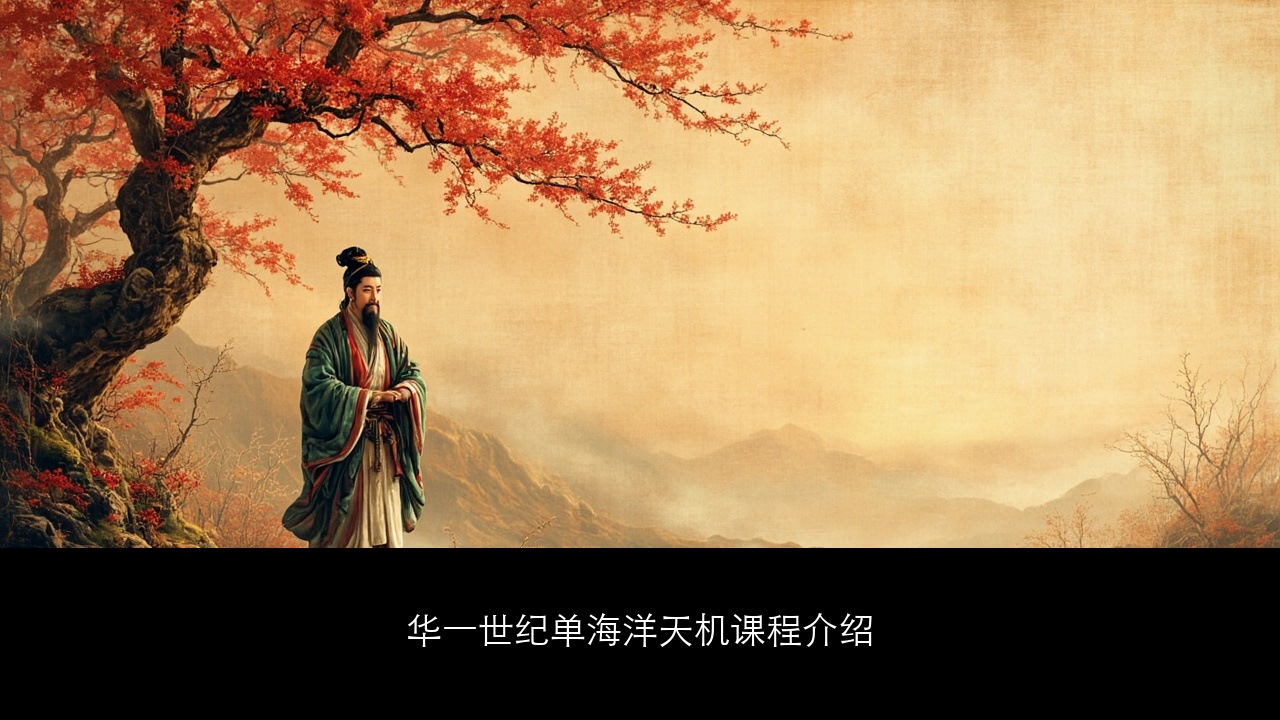 华一世纪单海洋天机课程介绍