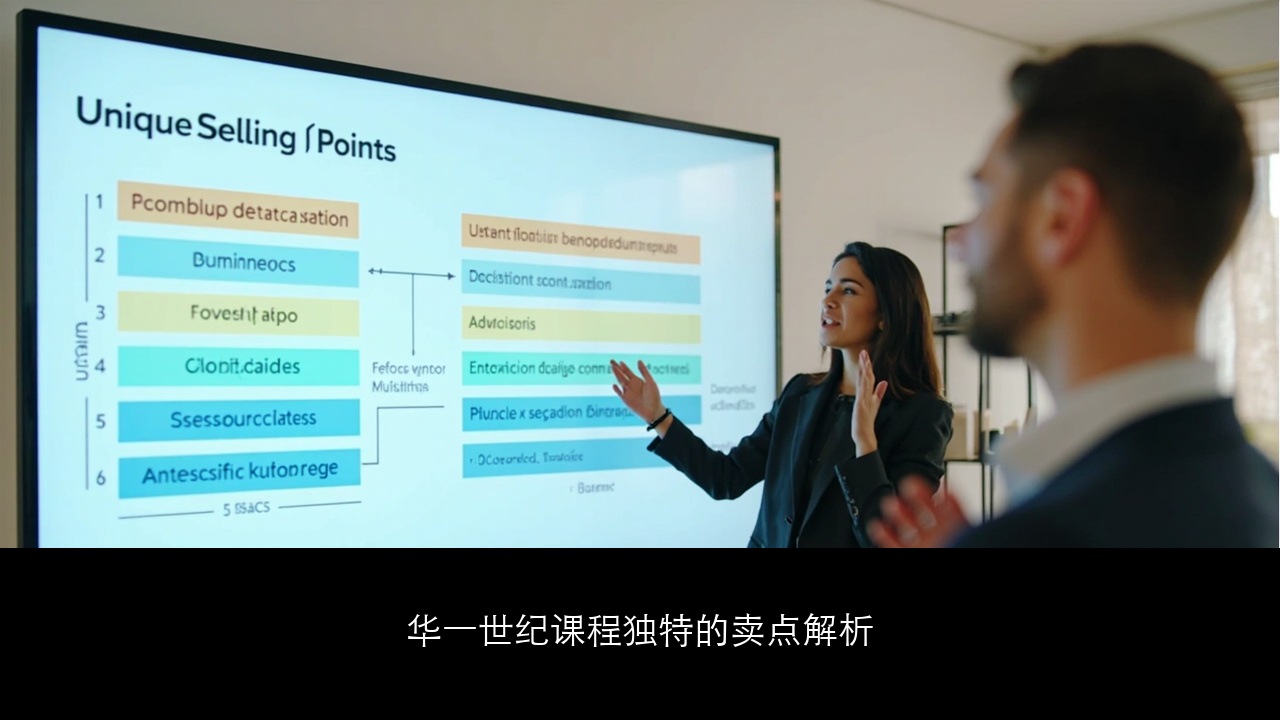 华一世纪课程独特的卖点解析