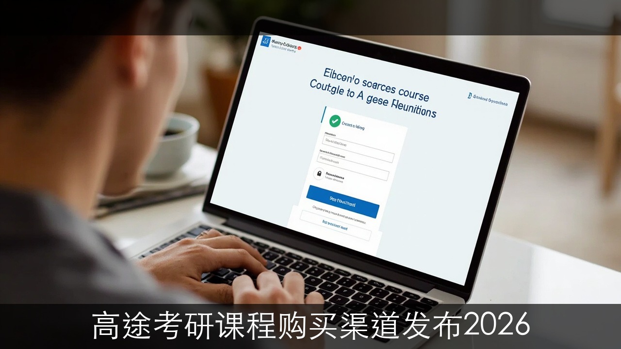 高途考研课程购买渠道发布2026