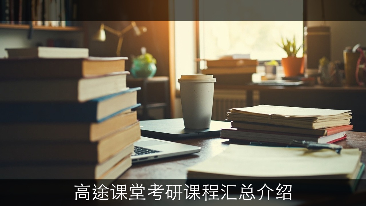 高途课堂考研课程汇总介绍（分类，价格，报名指南）