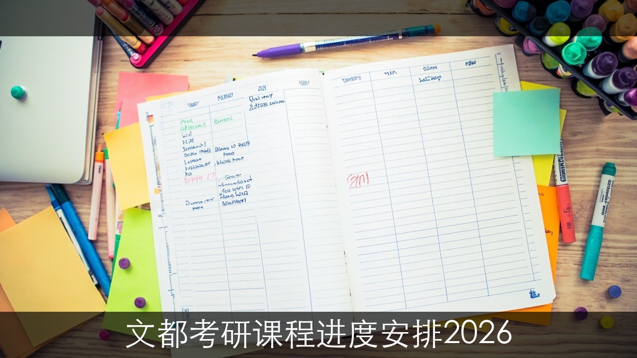 文都考研课程进度安排2026