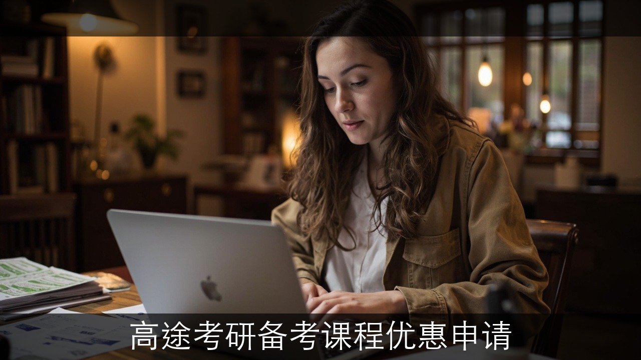 高途考研备考课程优惠申请