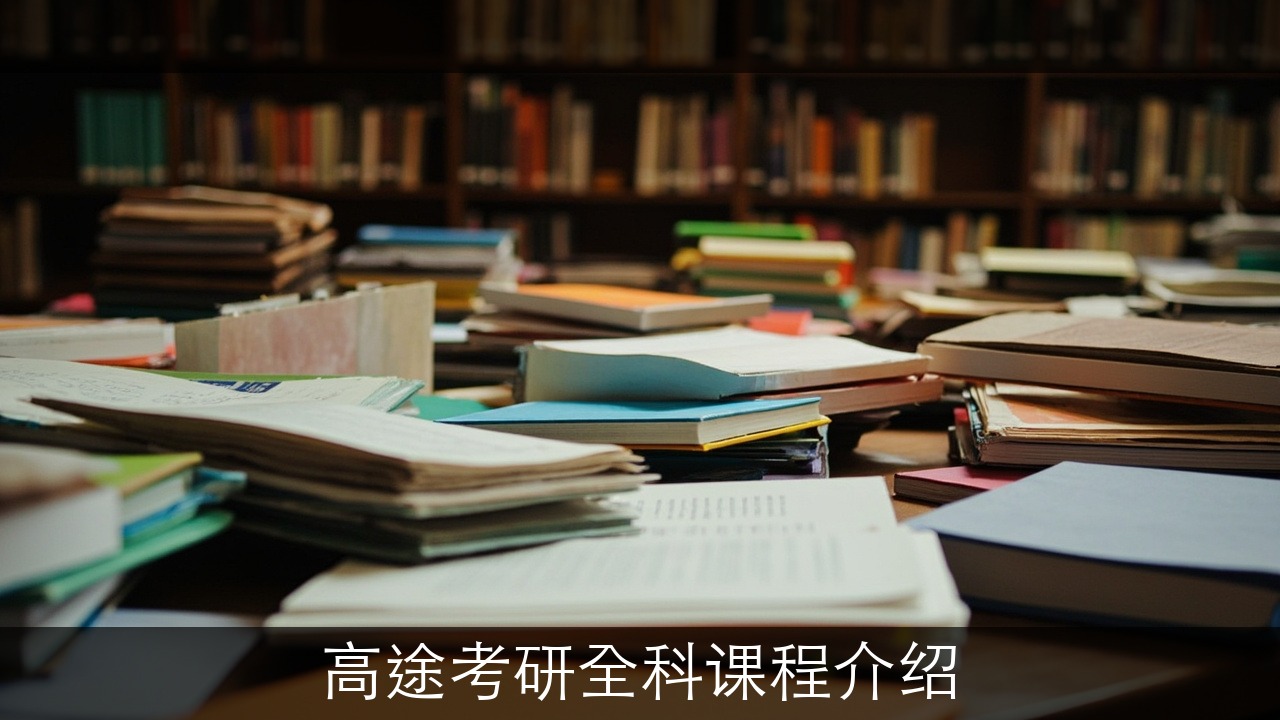 高途考研全科课程介绍