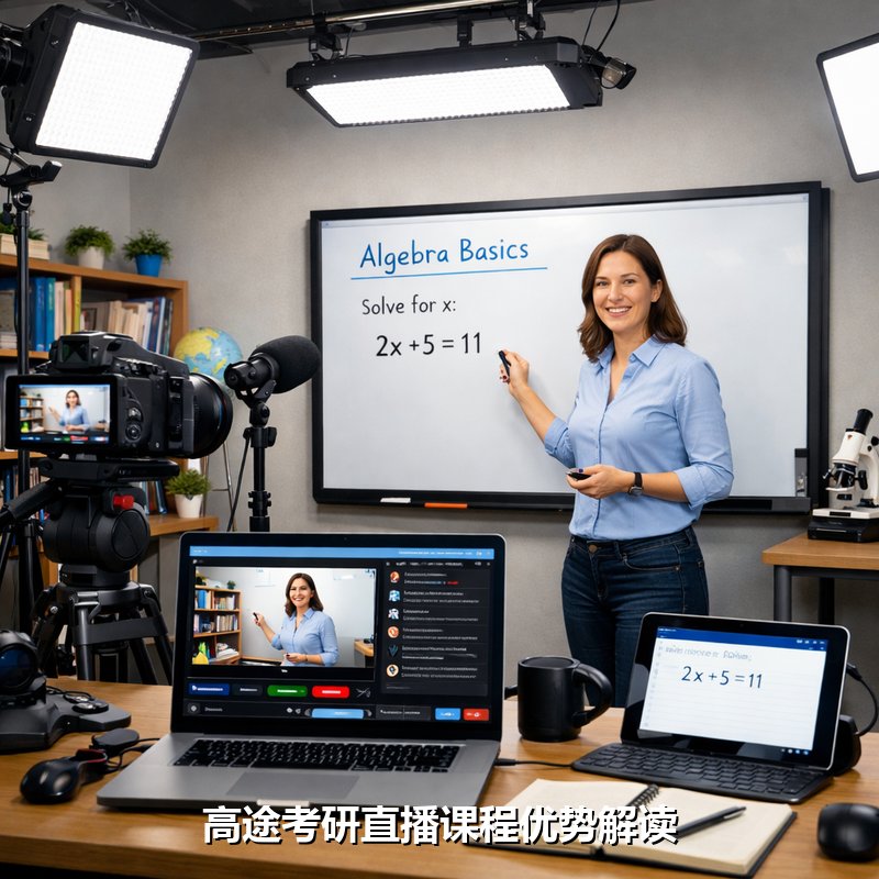 高途考研直播课程优势解读