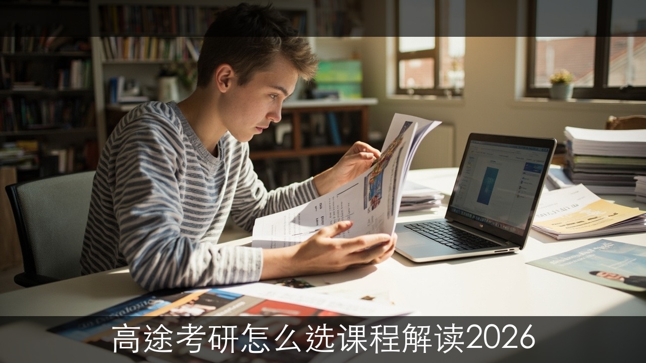 高途考研怎么选课程解读2026