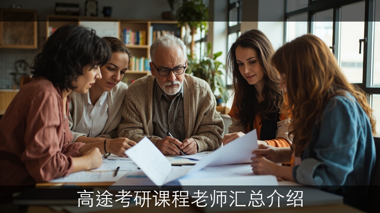 高途考研课程老师汇总介绍