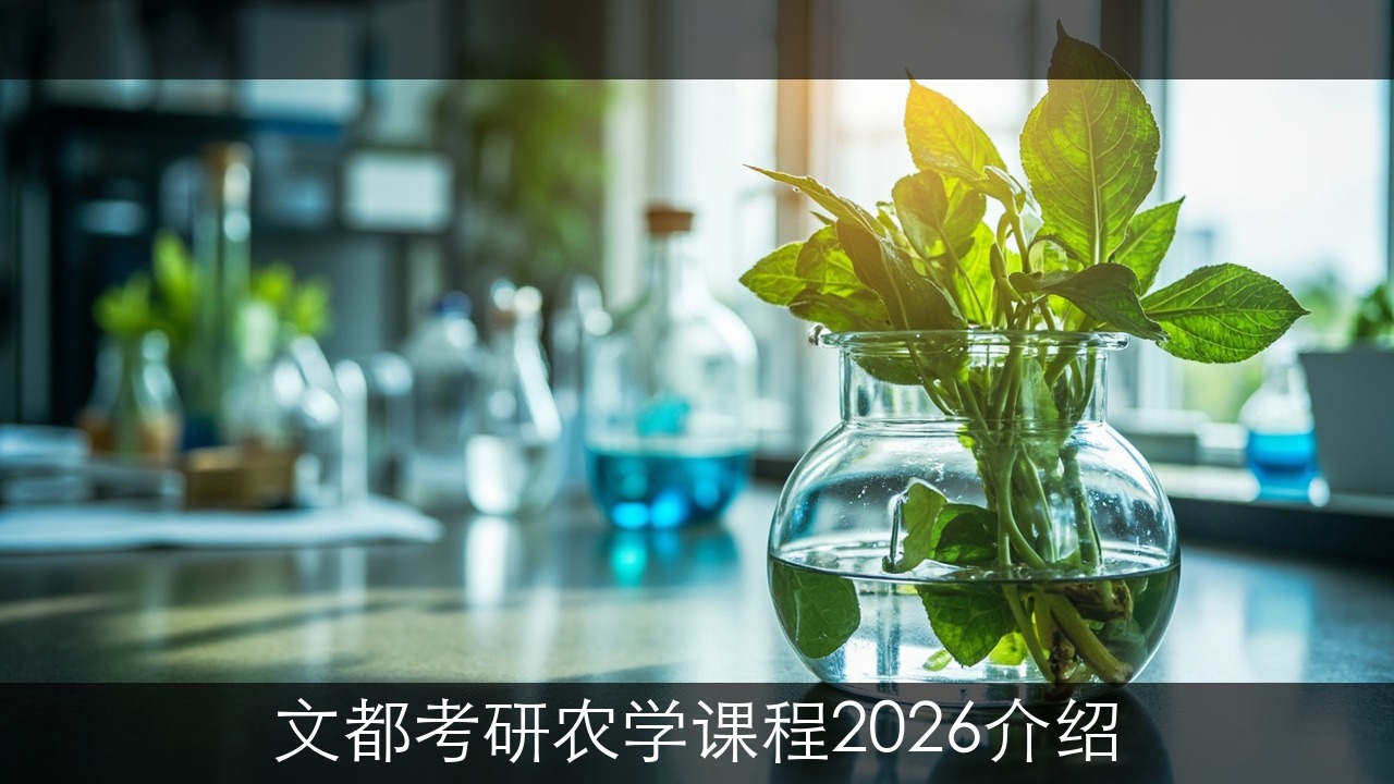 文都考研农学课程2026介绍