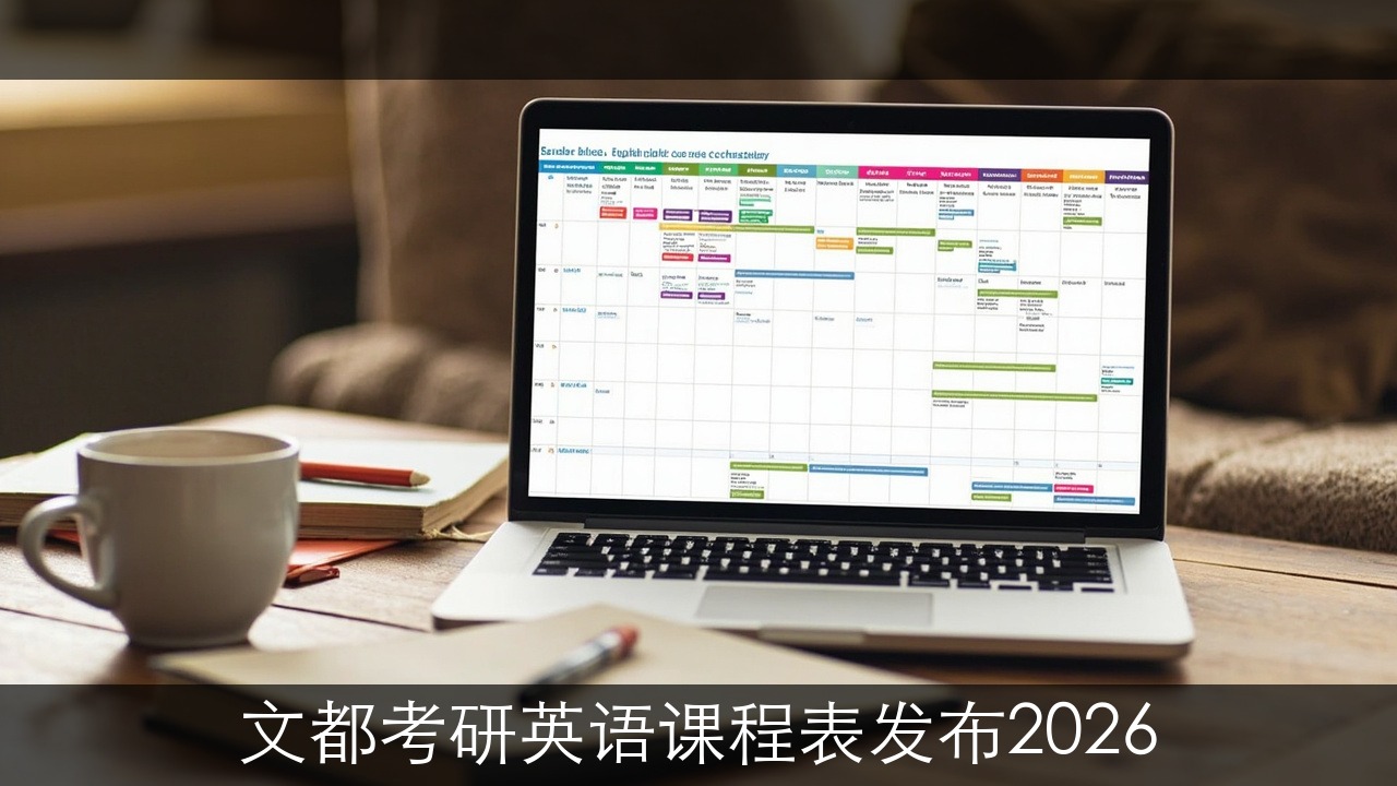 文都考研英语课程表发布2026