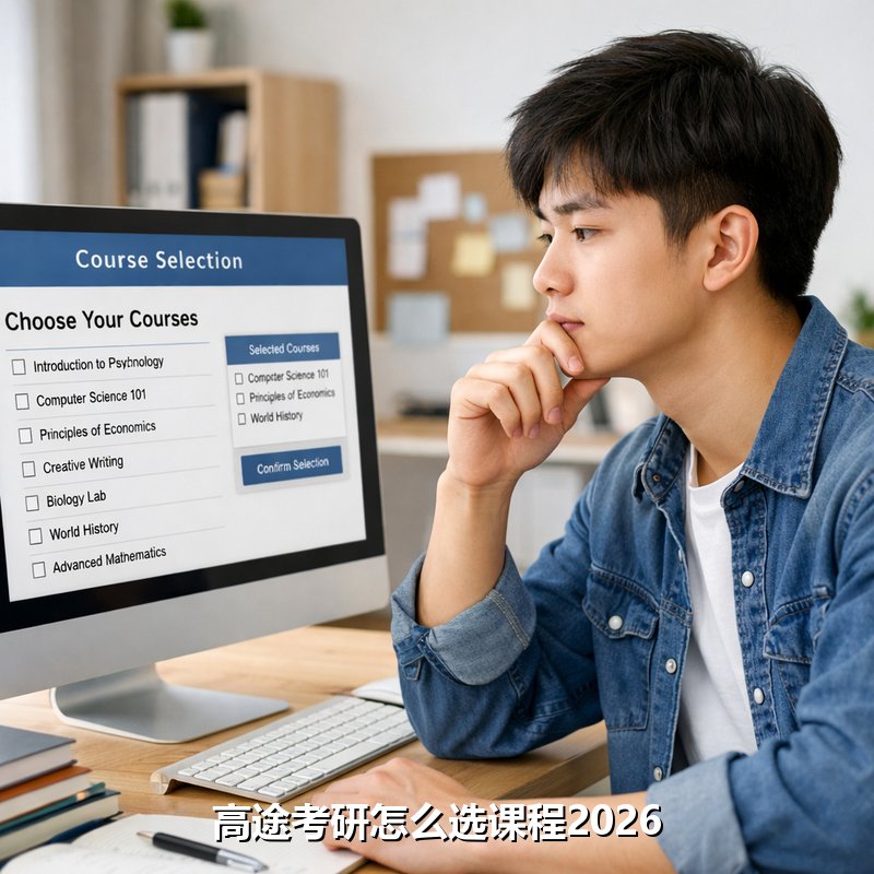 高途考研怎么选课程2026