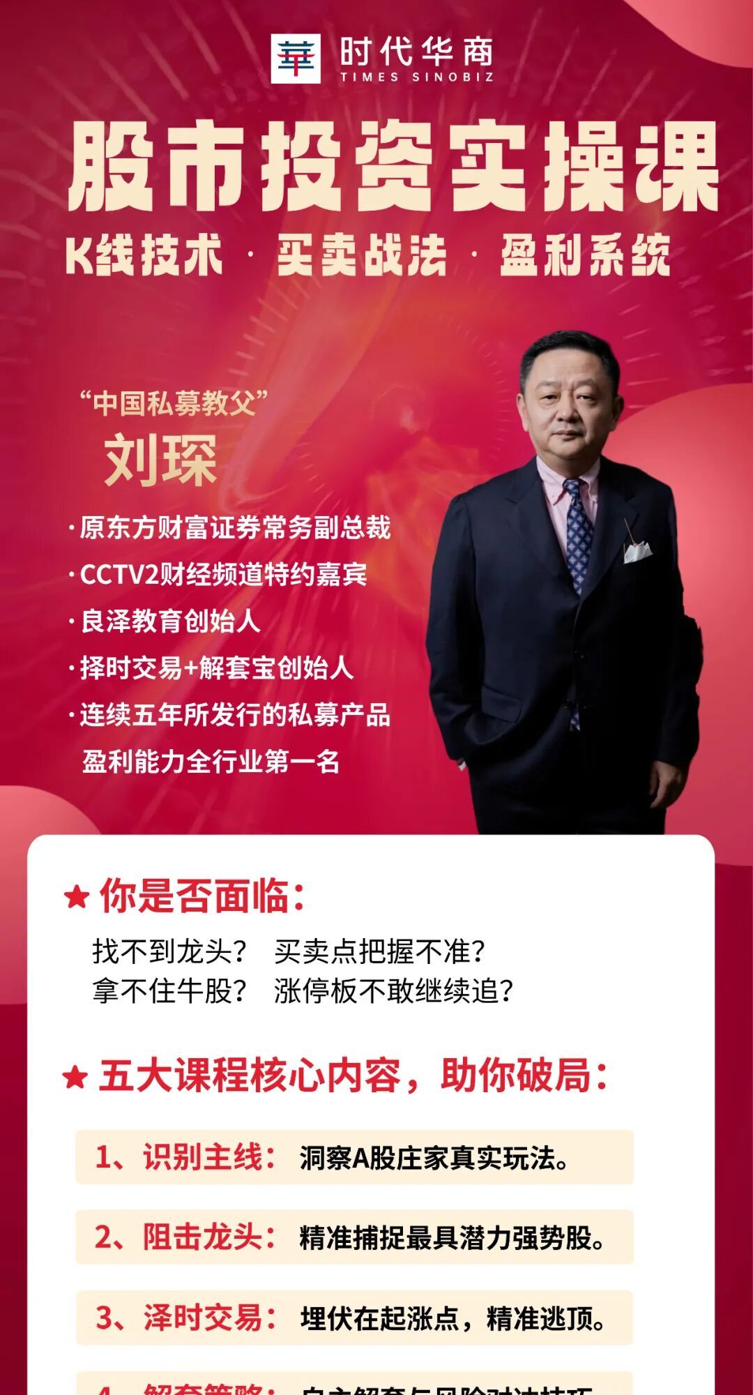 时代华商 | 中国私募教父亲授股市实操 | 抓住牛市直击盈利核心
