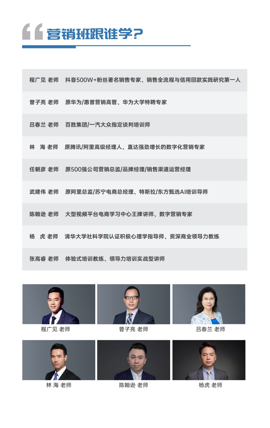 【项目简章】营销管理MBA课程高级研修班，打造营销管理黄埔军校