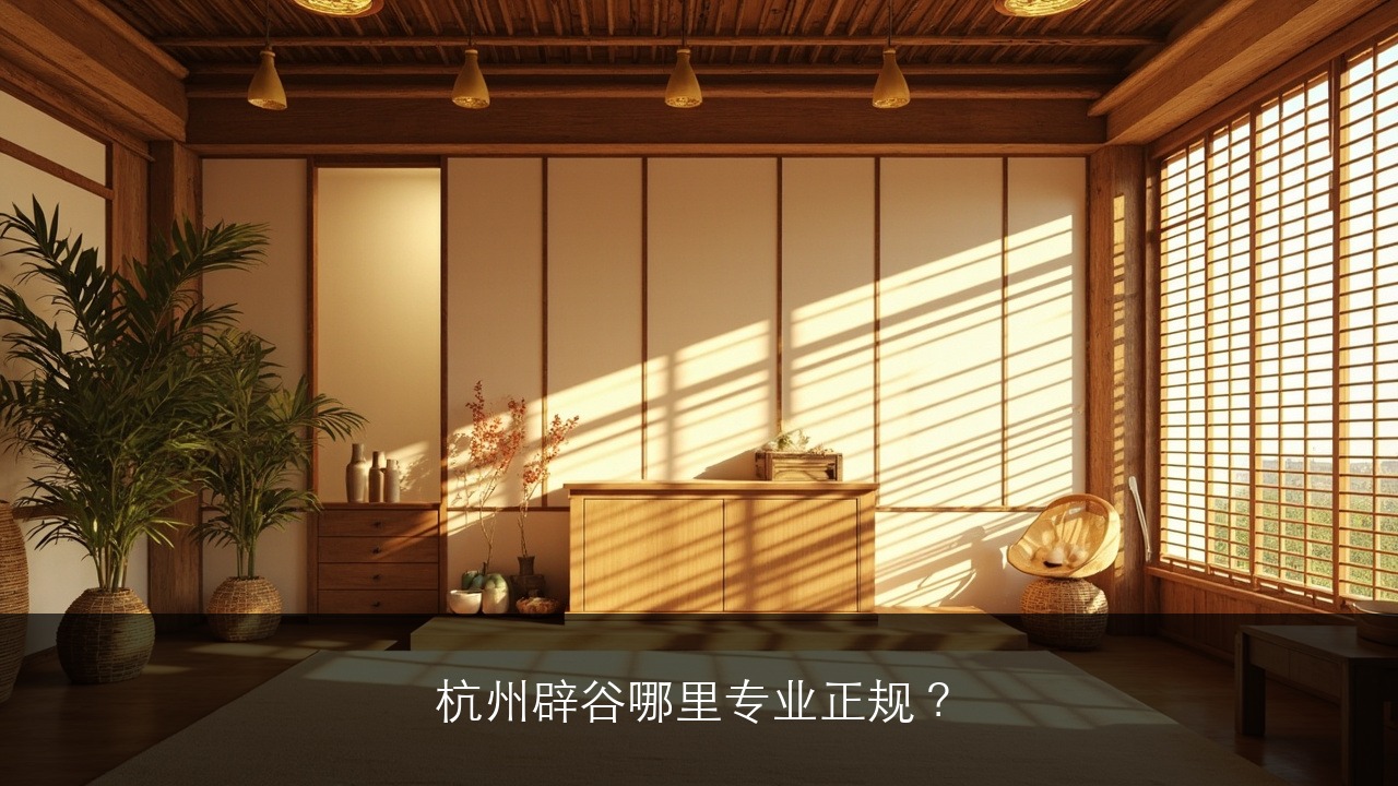 杭州辟谷哪里专业正规？