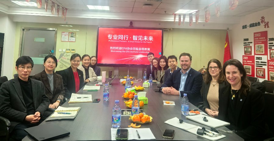 金程教育 | CFA协会全球及亚太区核心团队参访纪实