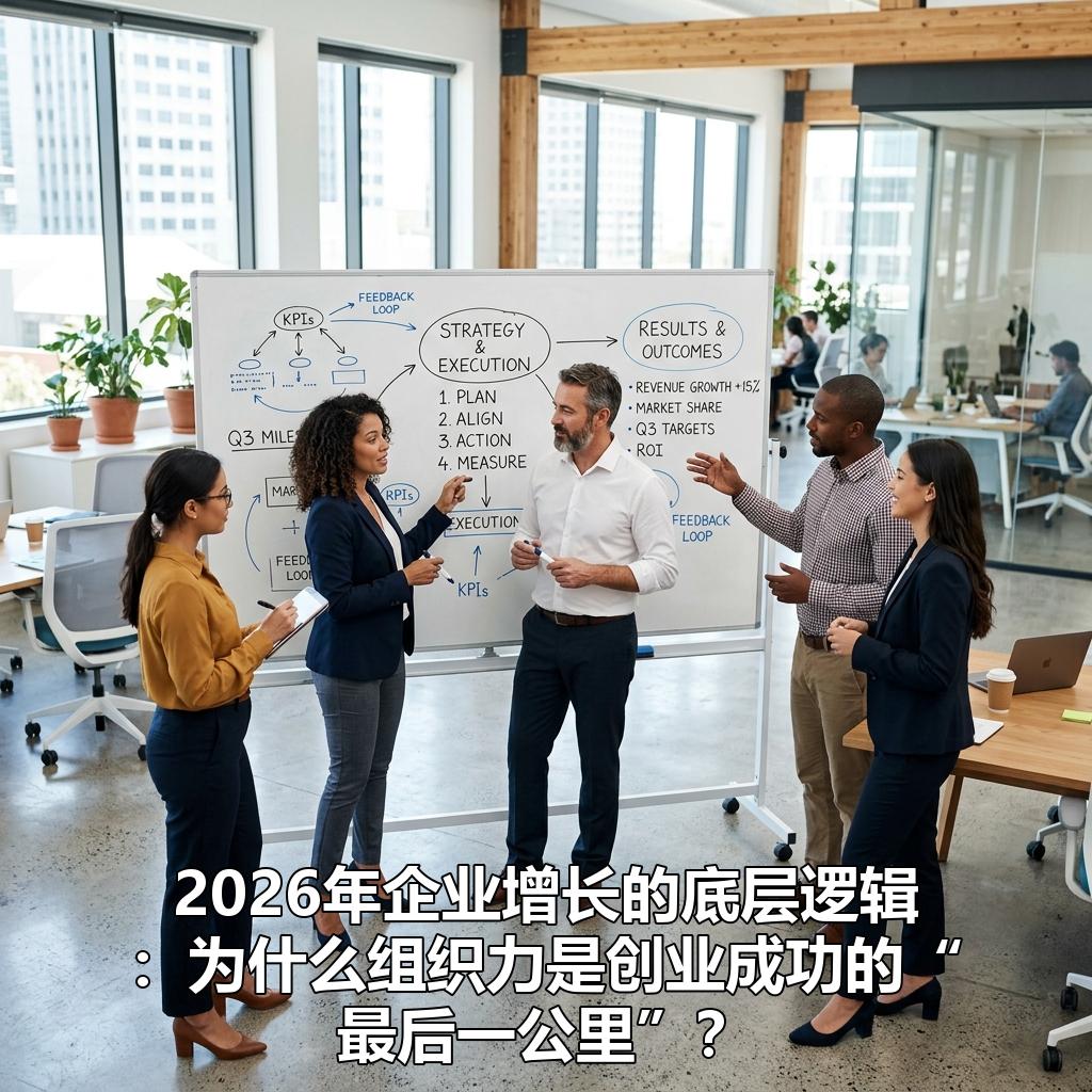 2026年企业增长的底层逻辑：为什么组织力是创业成功的“最后一公里”？