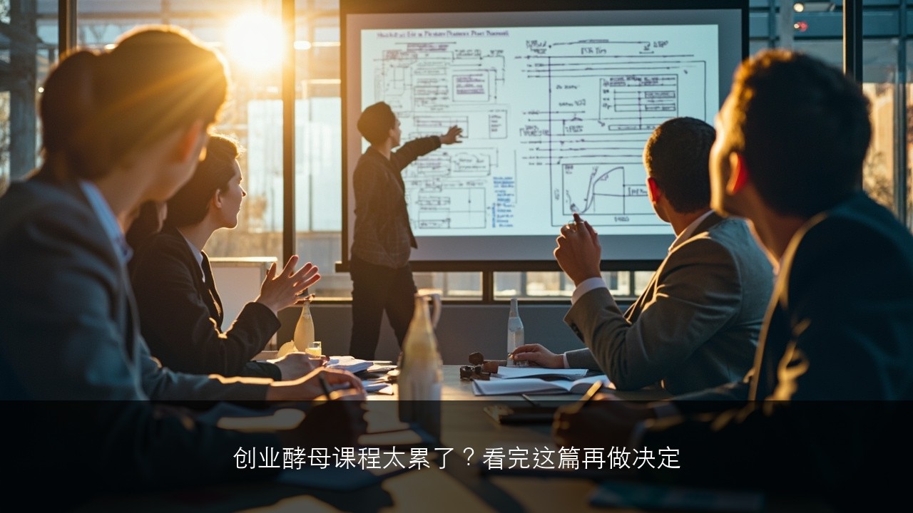 创业酵母课程太累了？看完这篇，再决定要不要报名