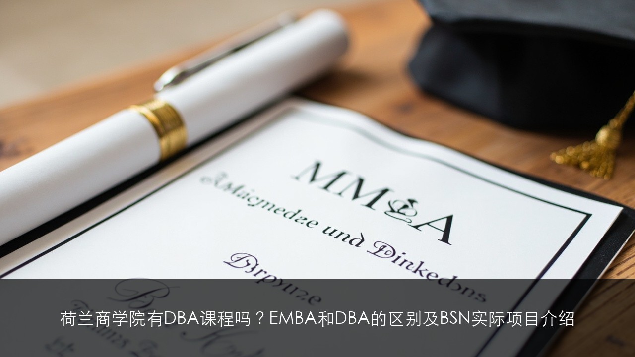 荷兰商学院有DBA课程吗？EMBA和DBA的区别及BSN实际项目介绍