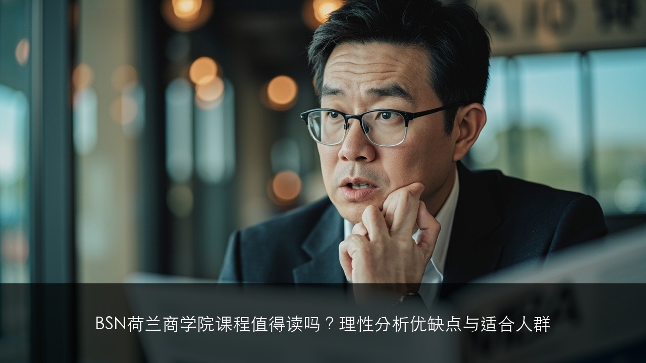 BSN荷兰商学院课程值得读吗？理性分析优缺点与适合人群