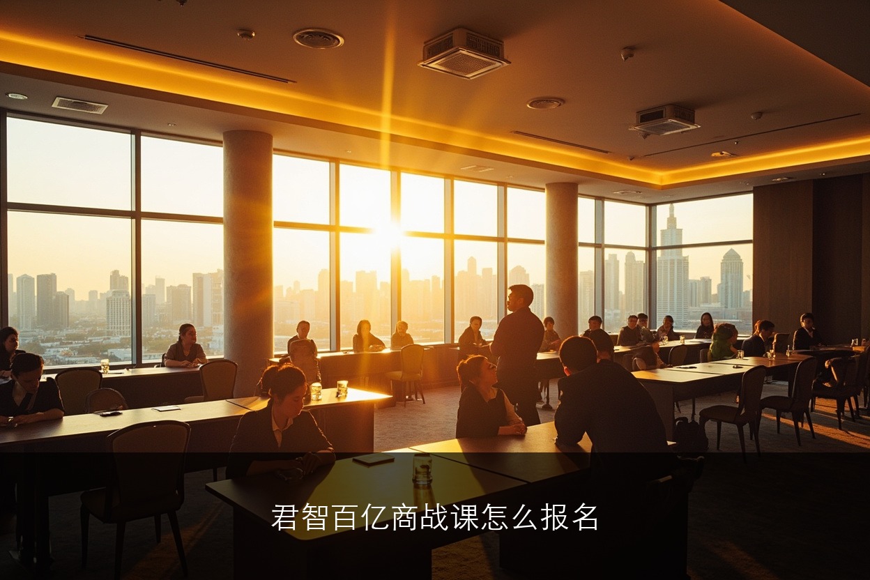 君智百亿商战课怎么报名