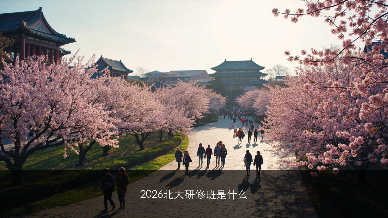 2026年北大研修班全方位介绍