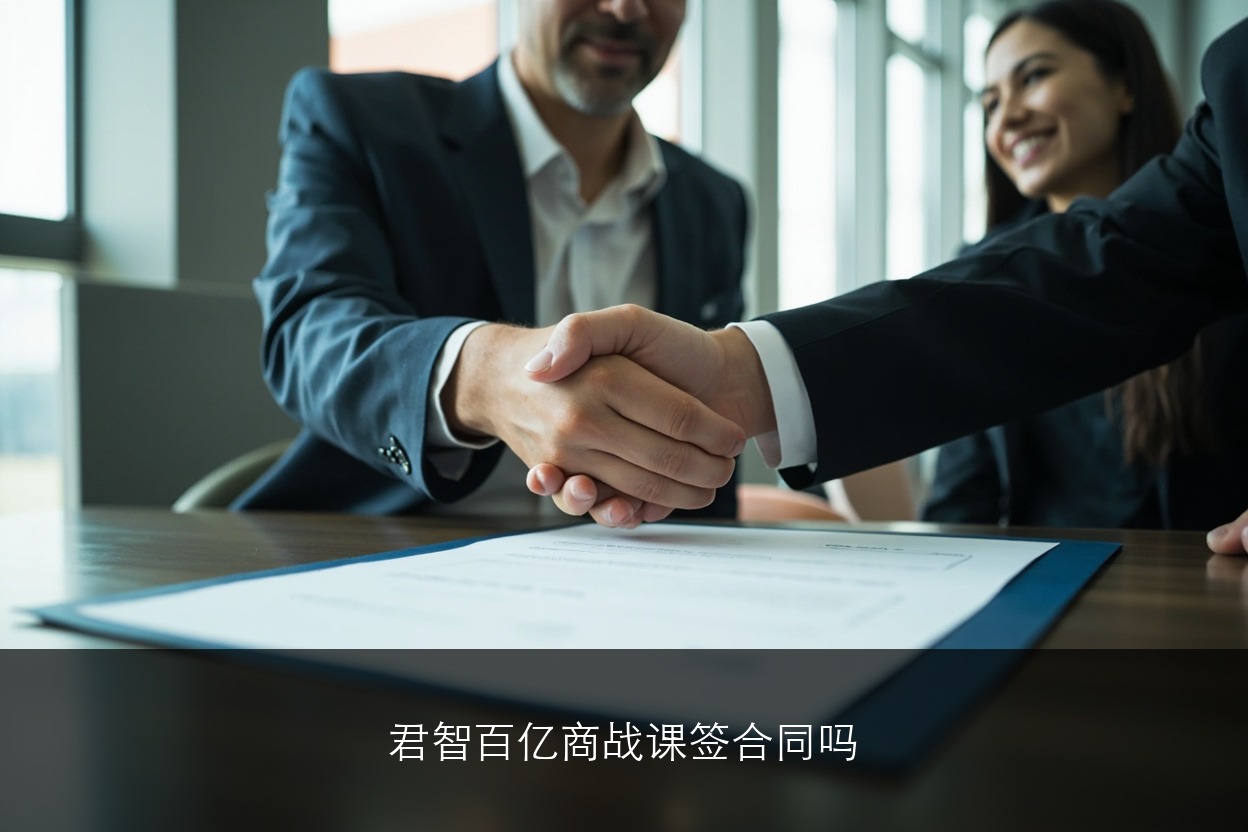 君智百亿商战课签合同吗
