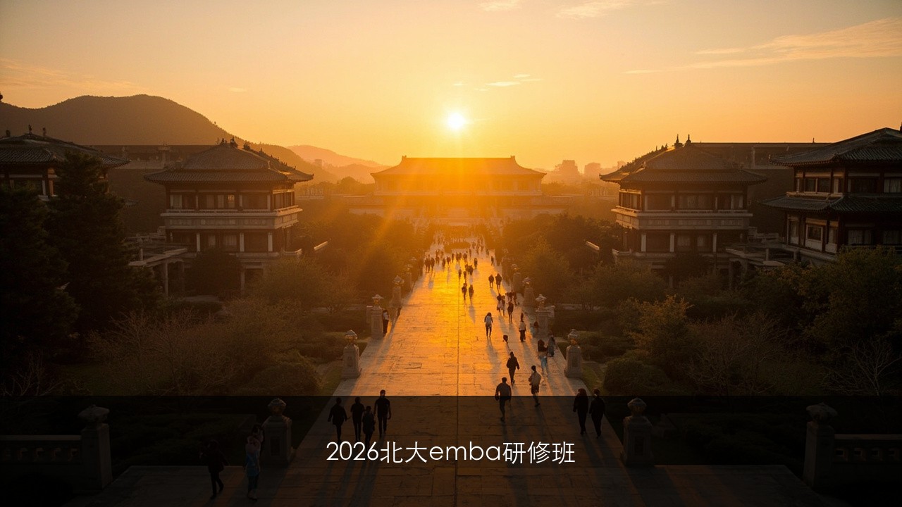 2026北大emba研修班