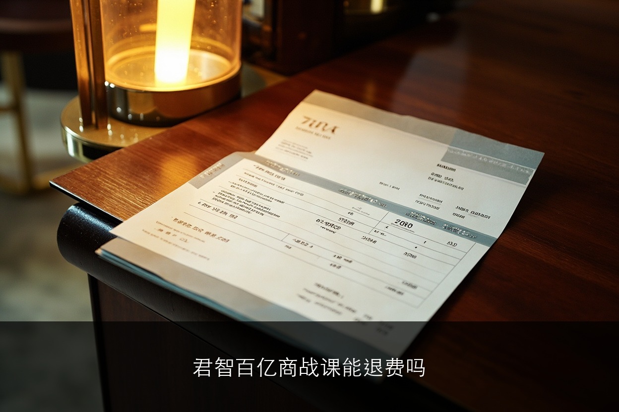 君智百亿商战课能退费吗