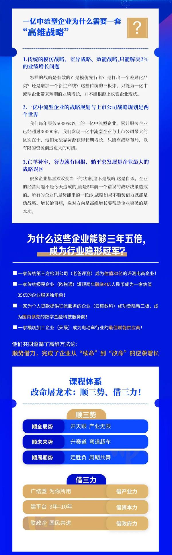 1亿中流 | 高维战略 | 刘海峰/翁一铭 | 杭州 | 5月14-15日 | 第87期