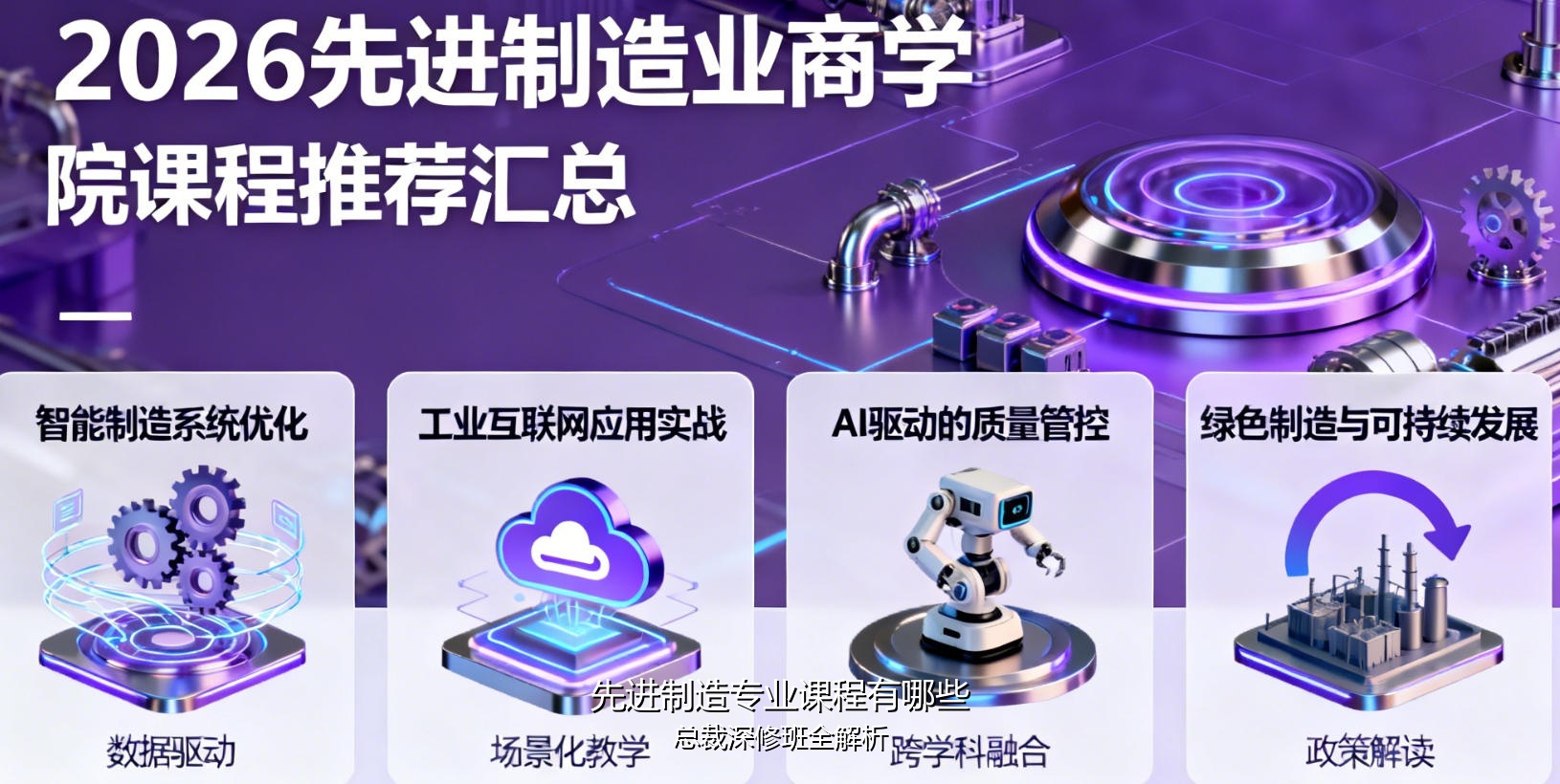 先进制造专业课程有哪些？总裁深修班全解析
