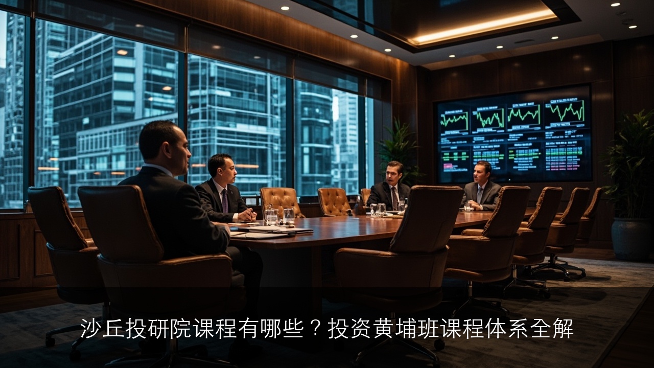 沙丘投研院课程有哪些？投资黄埔班课程体系全解（2026）