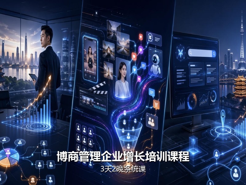 博商管理企业增长培训课程：3天2晚系统课