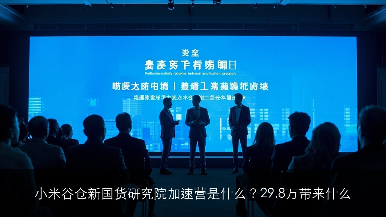 小米谷仓新国货研究院加速营是什么？29.8万带来什么
