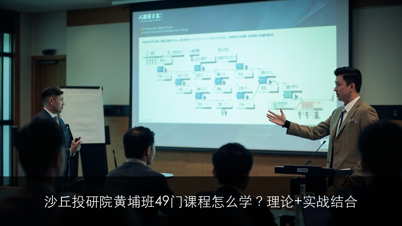 沙丘投研院黄埔班49门课程怎么学？理论+实战结合
