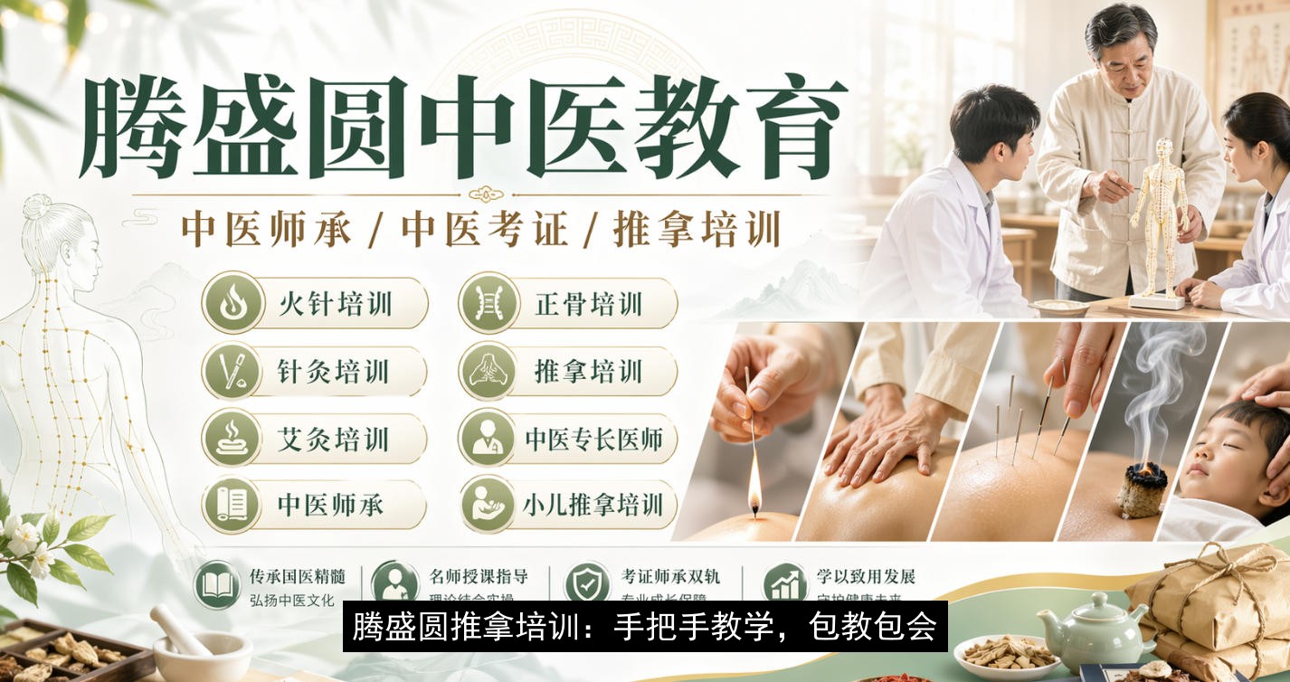 腾盛圆推拿培训:手把手教学,包教包会