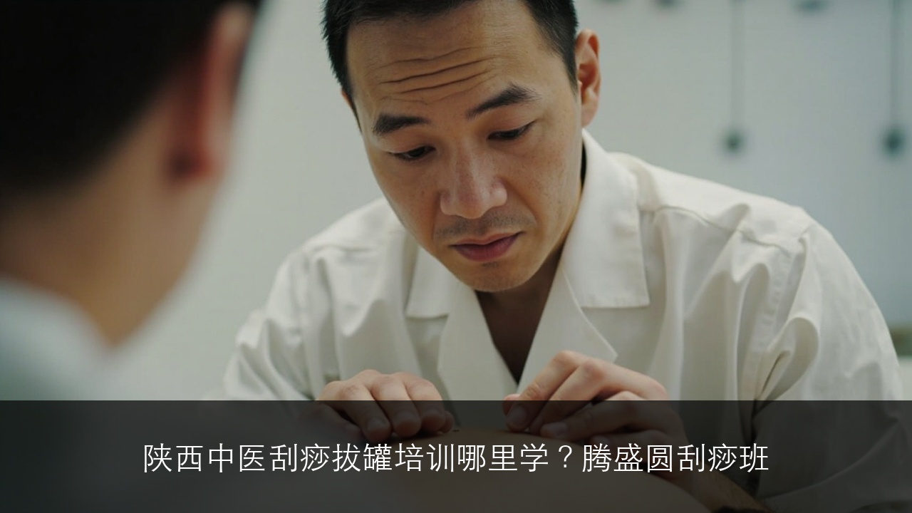 陕西中医刮痧拔罐培训哪里学？腾盛圆刮痧班