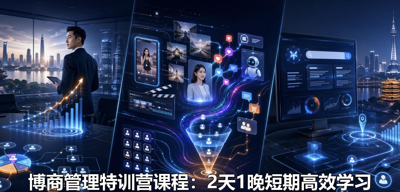 博商管理特训营课程：2天1晚短期高效学习