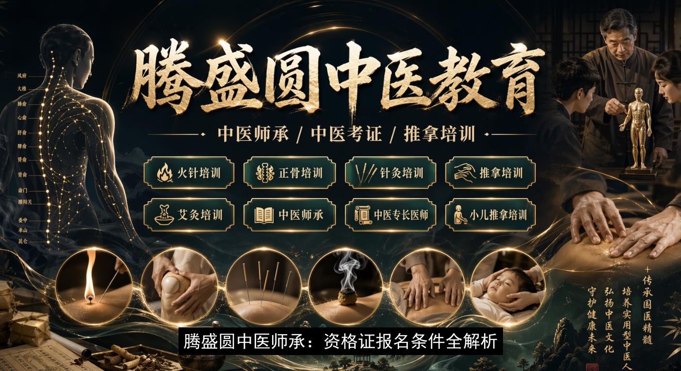 腾盛圆中医师承：资格证报名条件全解析