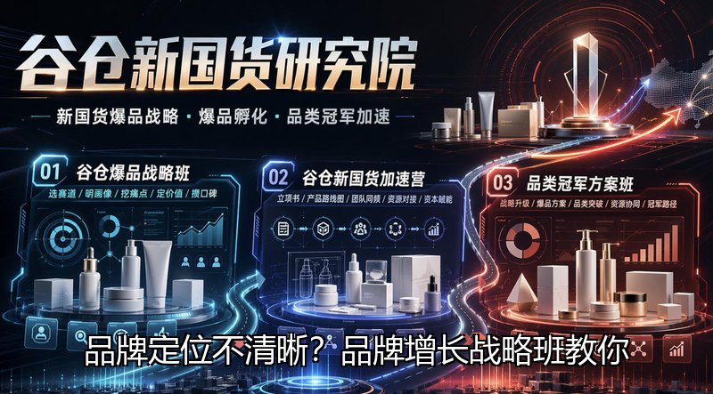 品牌定位不清晰？品牌增长战略班教你